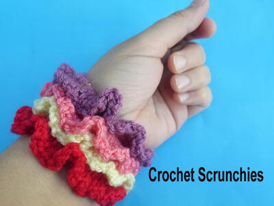 Crochet Diy Scrunchies Free Pattern