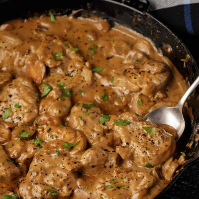 One-pan Pork Marsala For Weeknight Dinners
