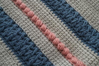 Linked Hearts Baby Blanket