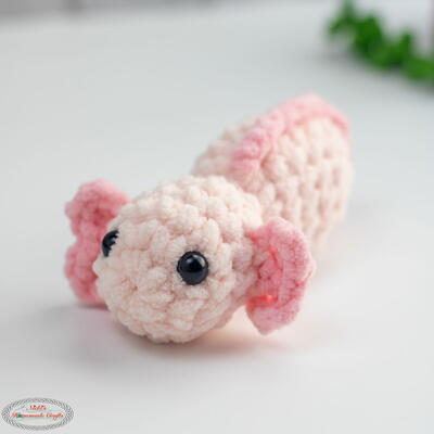 No-sew Baby Axolotl