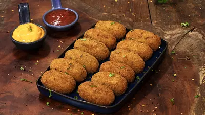 Chilli Garlic Potato Bites