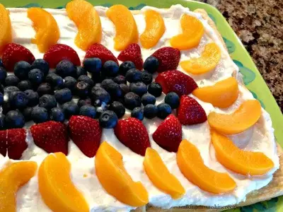 Crescent Rolls Fruit Tart