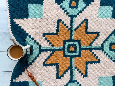 Sawtooth Star Baby Blanket