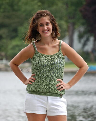 Lakeshore Crochet Tank Top