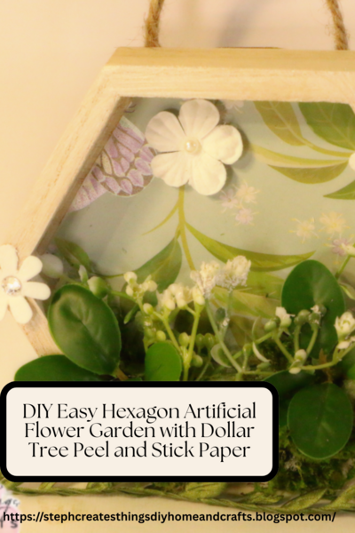 Diy Easy Hexagon Artificial Flower Garden Decoration