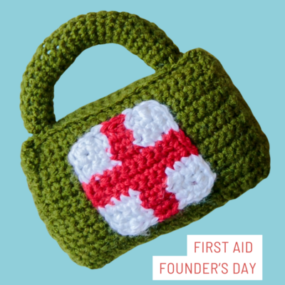 First Aid Kit Baby Rattle