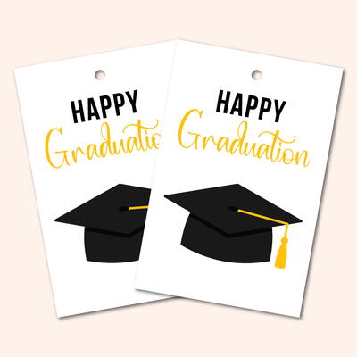 Happy Graduation Gift Tags