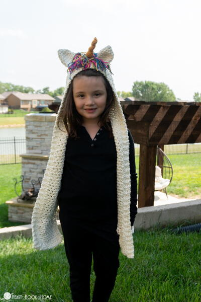 Marvelous Moss Hooded Tunic - Child Sizes