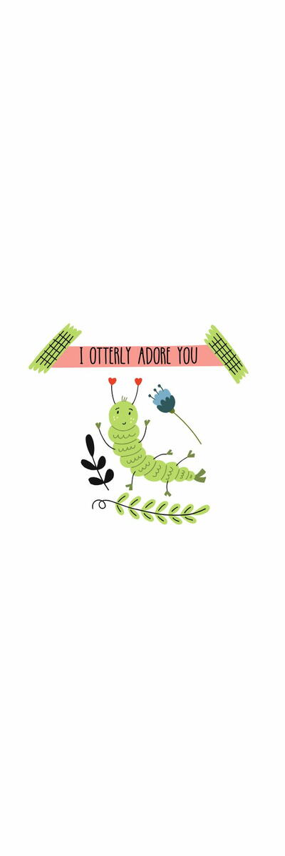 Caterpillar Bookmark