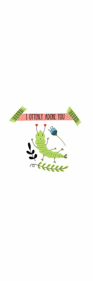Caterpillar Bookmark