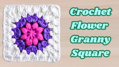 Crochet Flower Granny Square