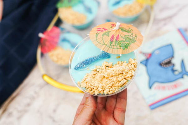 Super Shark Yogurt Cups For Kids