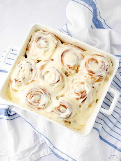 Cream Cheese Cinnamon Rolls Frosting