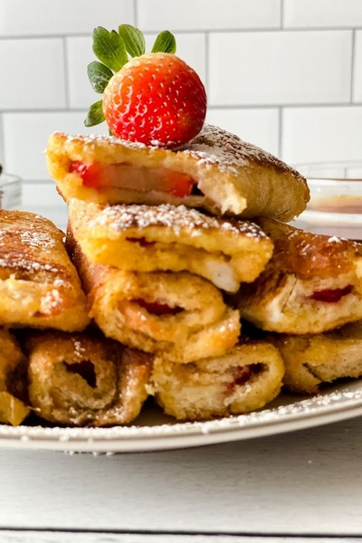 Strawberry Stuffed French Toast