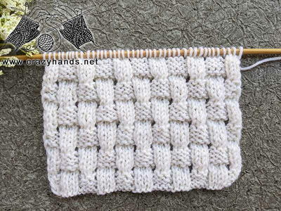 Lace Basketweave Stitch