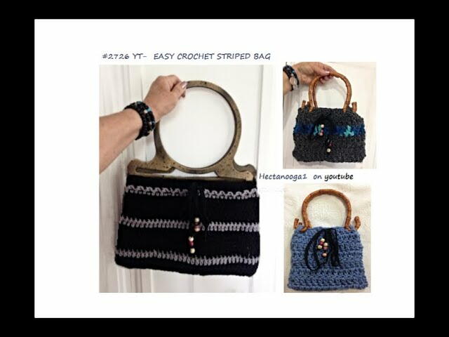 Striped Handbag Or Purse