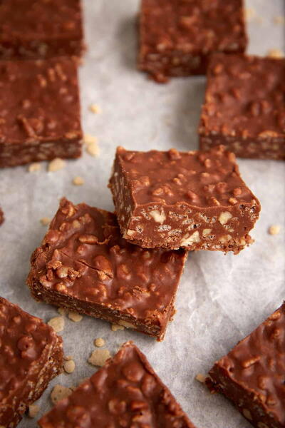 Chocolate Peanut Butter Rice Krispie Treats