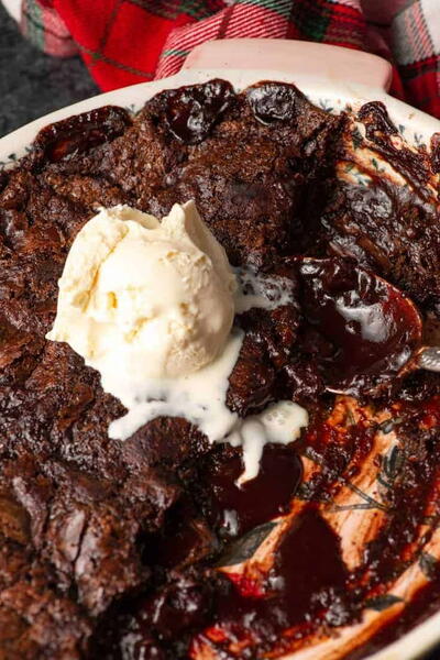 Chocolate Self-saucing Pudding (chocolate Cobbler)
