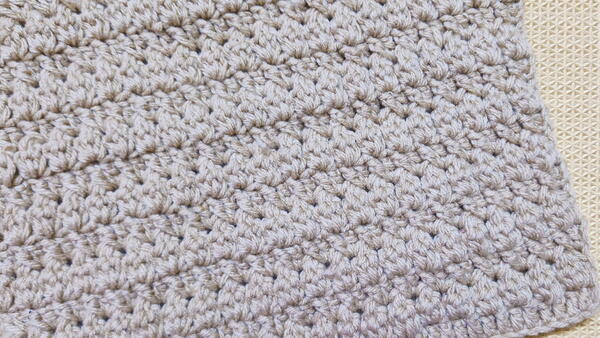 How To Make A Simple And Easy Textured Crochet Cluster Blanket ...