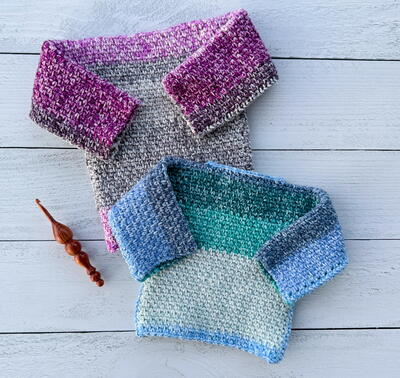 Mandala Ombre Baby Sweater