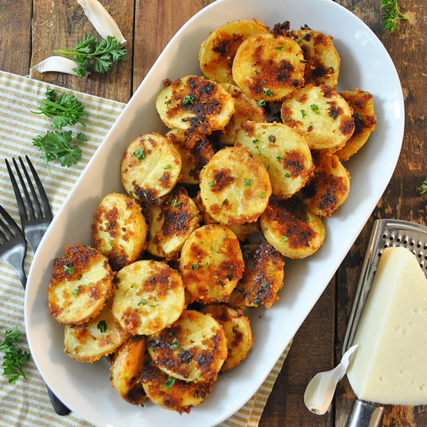 “better Than Fried” Crispy Baked Manchego Potatoes