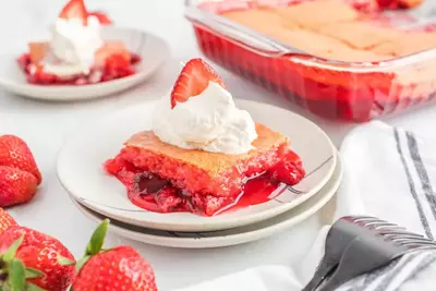 Strawberry Dump Cake