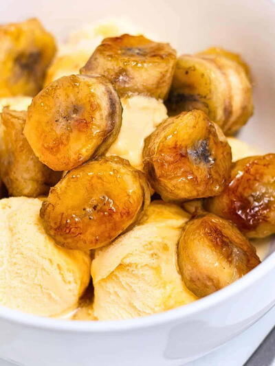 3-ingredient Caramelized Bananas Topping