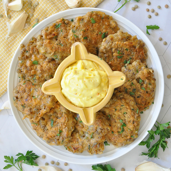 Crispy Lentil Fritters | Insanely Delicious And Easy To Make