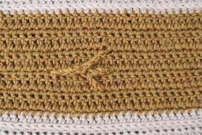 Bird Prints Crochet Blanket Stripe Pattern