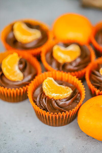 Orange Chocolate Brownie Bites