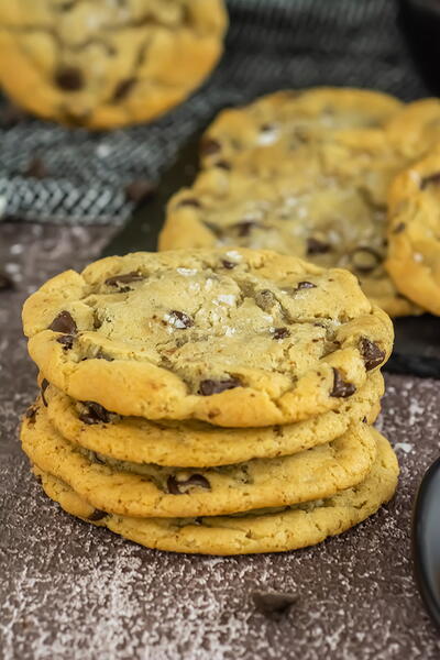 Chocolate Chip Sourdough Cookies