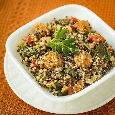 Slow Cooker Chorizo With Quinoa