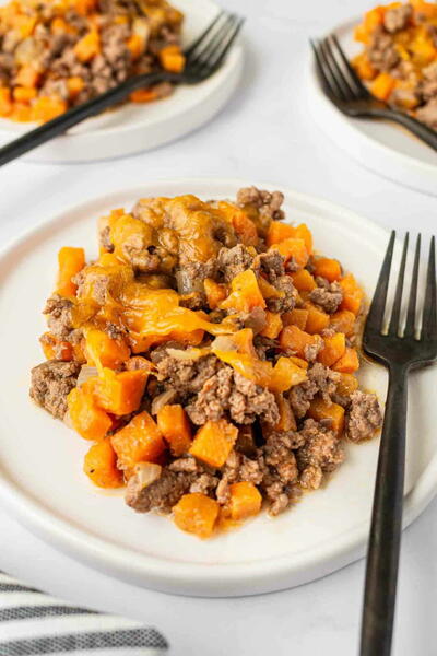 Ground Beef And Sweet Potatoes