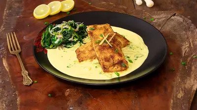 Fish Fillet With Coconut Cream Sauce