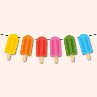 Popsicle Garland