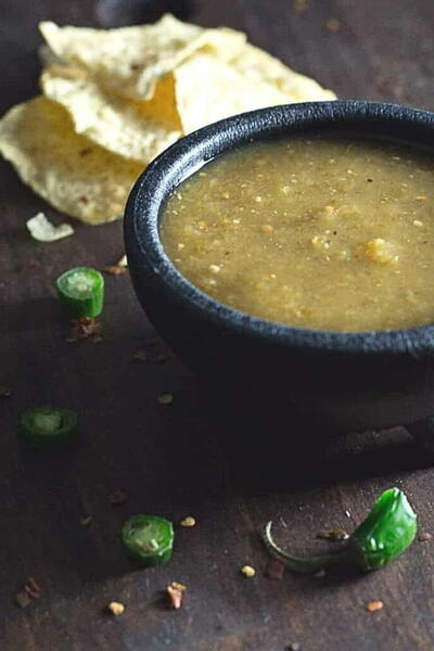 Zesty Green Tomato Salsa Recipe