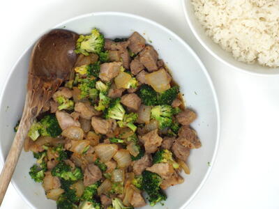 Ginger Pork And Broccoli Stir-fry