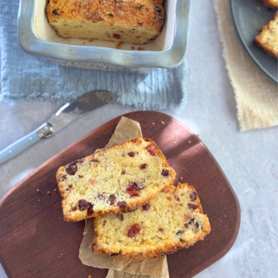 Cranberry Cream Scone Loaf (no Yeast)