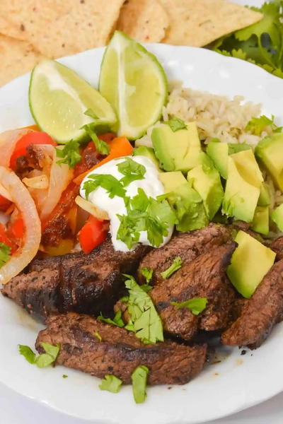 Fajita Steak And Rice Bowl
