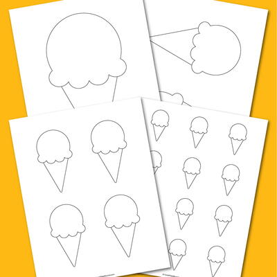 Ice Cream Template