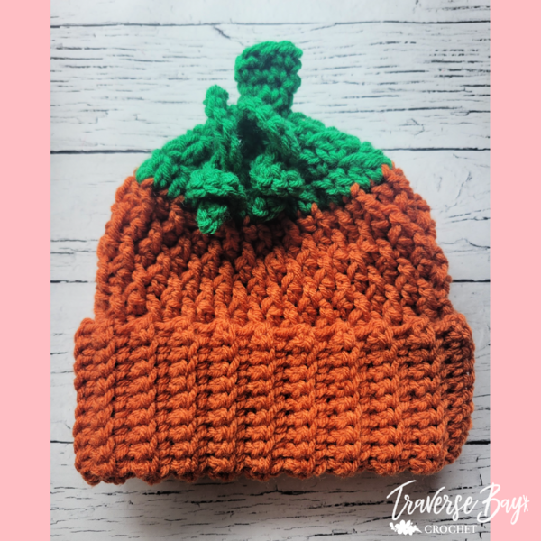 Brimmed Pumpkin Beanie 