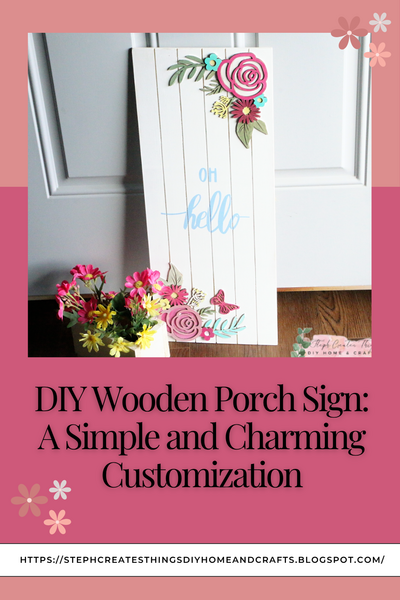 Diy Wooden Porch Sign: A Simple And Charming Customization