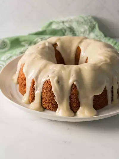 Peach Cake With Cake Mix