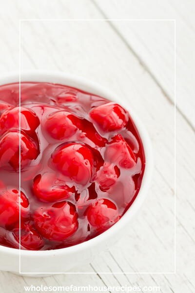 Thick Cherry Pie Filling With Fresh Or Frozen Cherries
