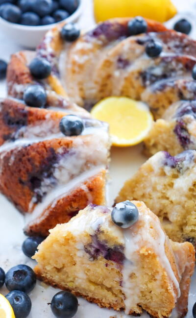 Lemon Blueberry Bundt Cake
