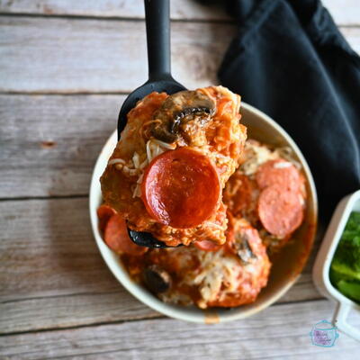 Slow Cooker Pizza Chicken