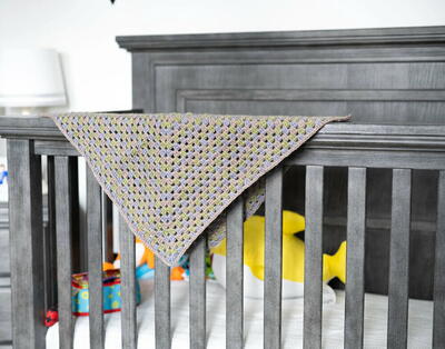 Three Color Granny Baby Blankie