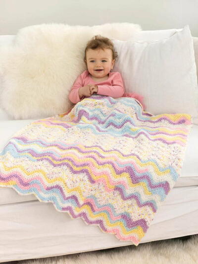 Ripple Baby Blanket