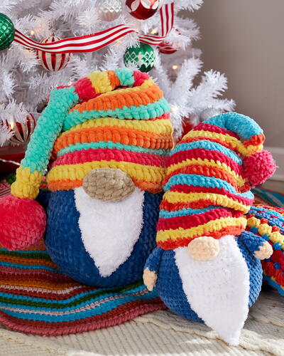 Nipsy Gnome: A Jolly Xl Crochet Gnome Pattern