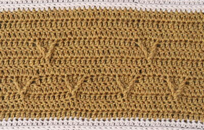 Flight Formation Crochet Blanket Stripe Pattern